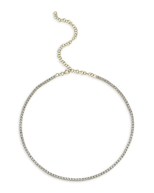 Saks Fifth Avenue 14K 0.95 TCW Diamond Tennis Necklace