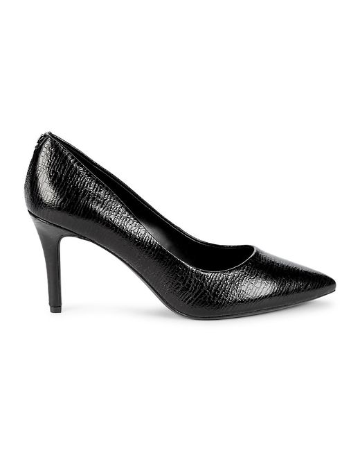 Karl Lagerfeld Textured Leather Pumps