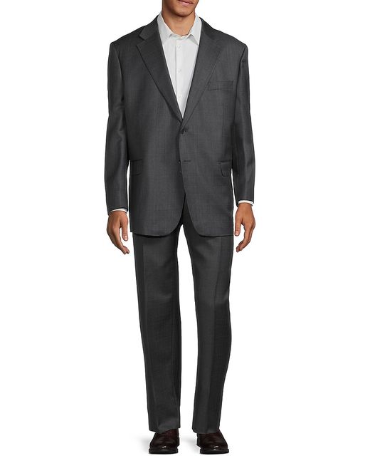 Saks Fifth Avenue Classic Fit Notch Lapel Suit