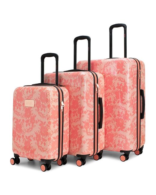 Badgley Mischka Essence 3-Piece Hardshell Spinner Suitcase Set