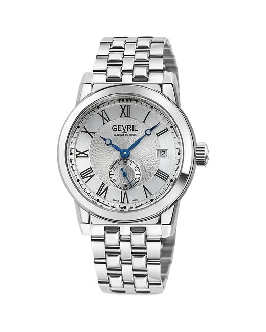 Gevril 39MM Stainless Steel Automatic Bracelet Watch