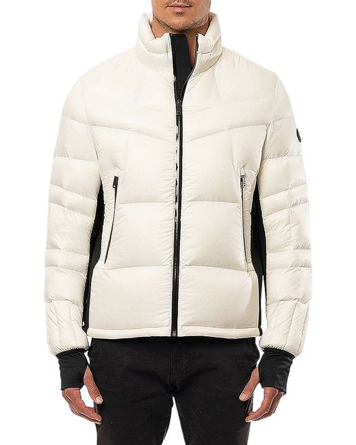 The Recycled Planet Racer Puffer Jacket