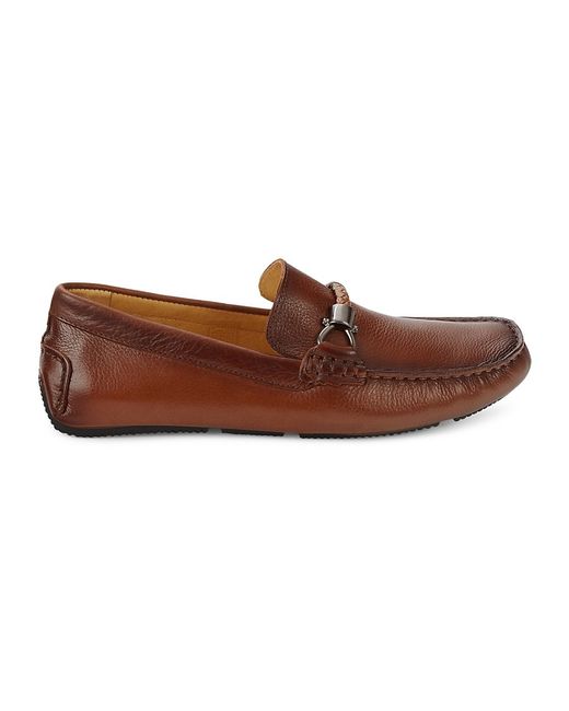 Saks Fifth Avenue Leather Driving Bit Loafers