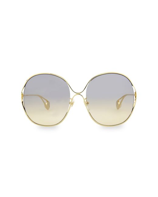 Gucci 57MM Oval Sunglasses