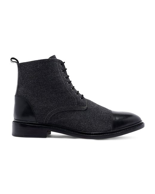 Anthony Veer Monroe Leather Merino Wool Ankle Boots