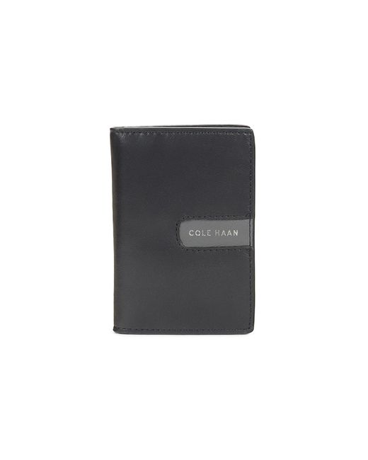 Cole Haan Logo Leather Bi Fold Wallet