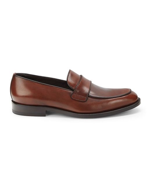 Canali Leather Penny Loafers 43 10