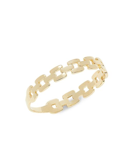 Saks Fifth Avenue 14K Square Link Chain Ring