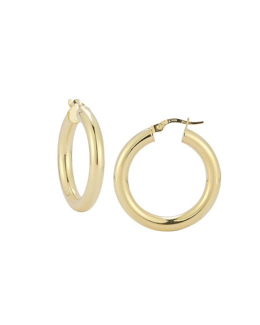 Saks Fifth Avenue Made in Italy 14K Hollow Hoop Earrings