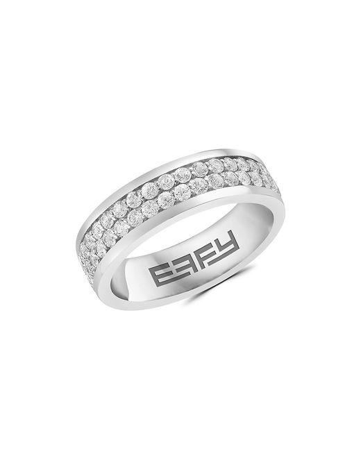 Effy Sterling White Sapphire Eternity Ring