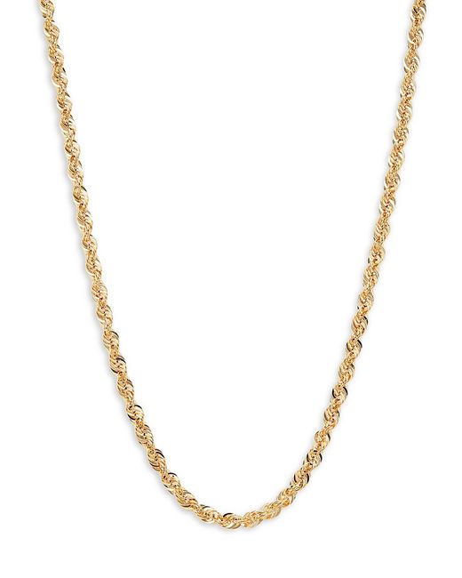 Saks Fifth Avenue Made in Italy 14K Rope Chain Necklace/18