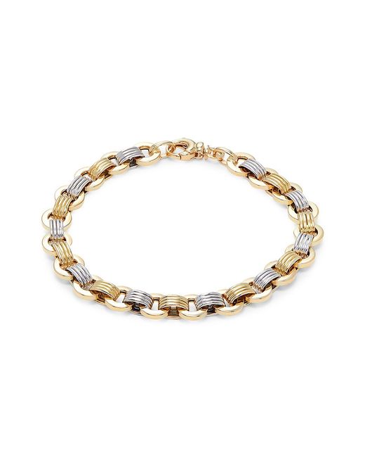 Saks Fifth Avenue Made in Italy 14K Yellow Link Bracelet