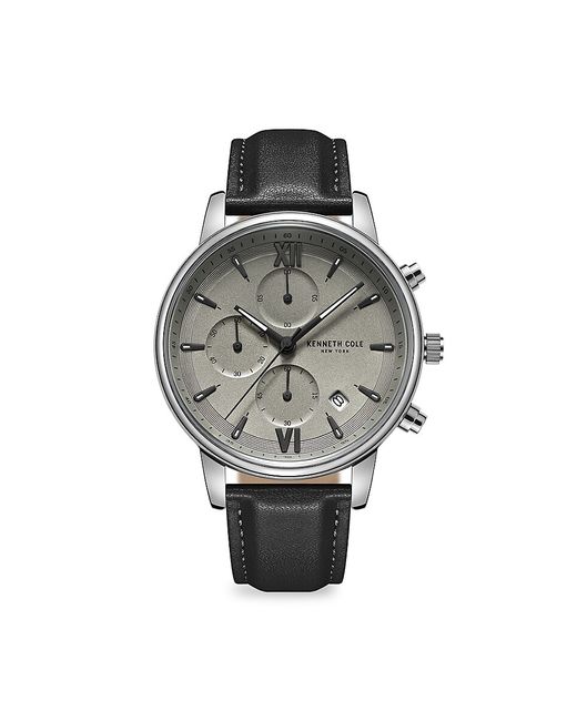 Kenneth Cole New York Dress Sport 44MM Leather Strap Chronograph Watch