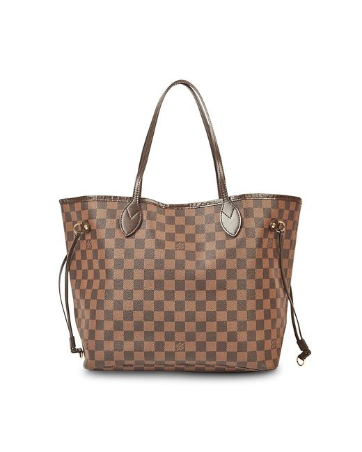 Louis Vuitton Vintage Neverfull MM Damier Ebene Coated Canvas Tote