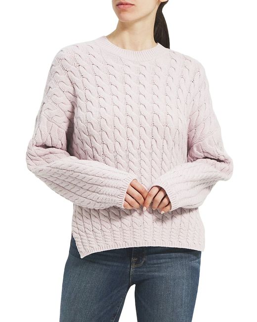 Theory Karenia Cable Knit Wool-Blend Sweater