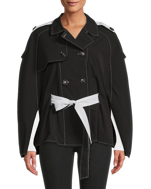 Laundry by Shelli Segal Double Breasted Trench Jacket