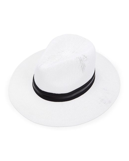 Vince Camuto Leather Panama Hat