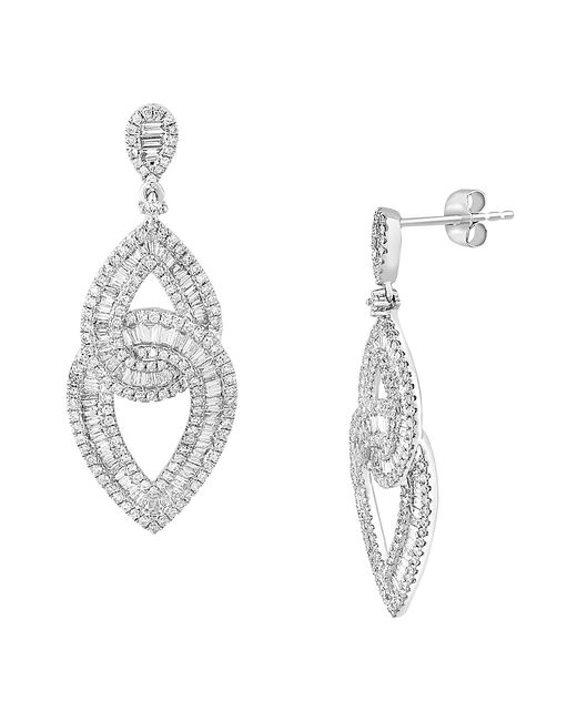 Effy 14K 1.98 TCW Diamond Drop Earrings