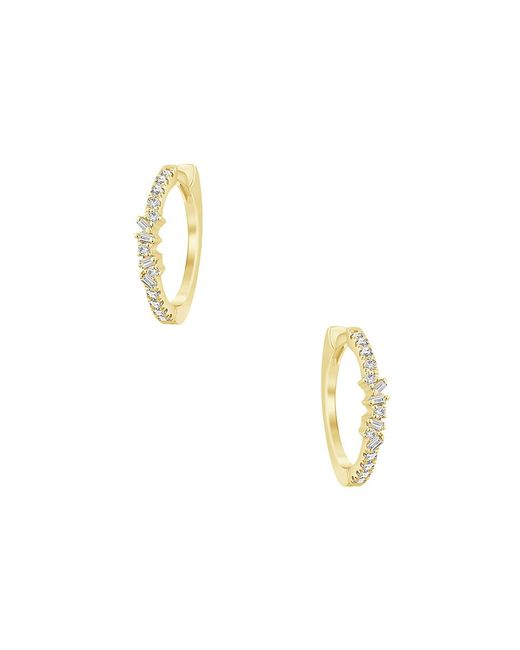 Saks Fifth Avenue 14K 0.2 TCW Diamond Huggie Hoop Earrings