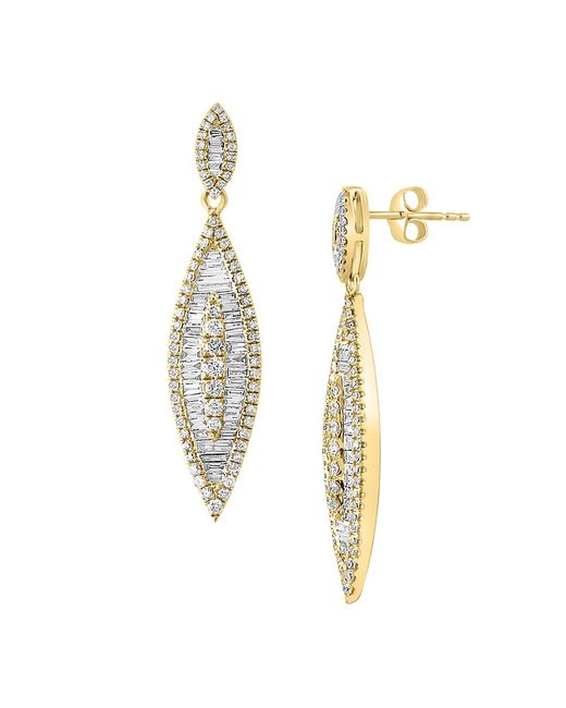 Effy 14K 1.55 TCW Diamond Drop Earrings