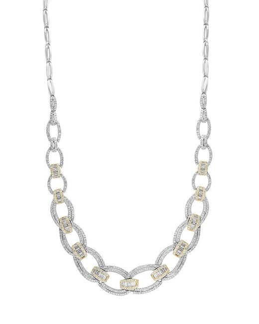 Effy 14K 3.95 TCW Diamond Necklace/18