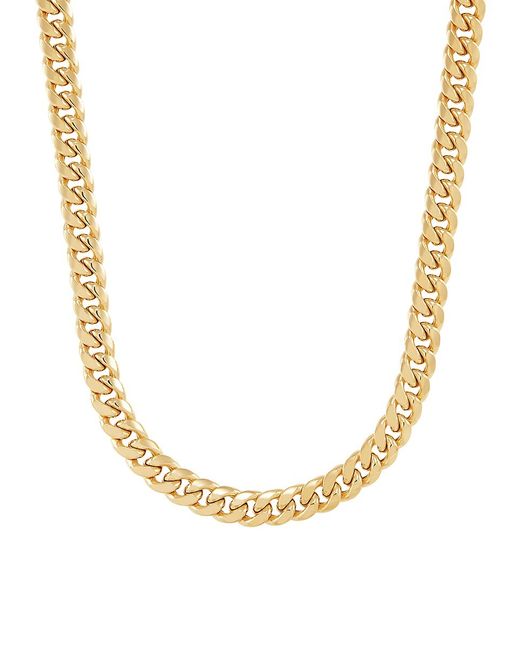 Saks Fifth Avenue Made in Italy 14K Miami Curb Chain Necklace