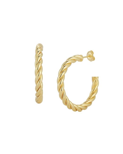 Sphera Milano 14K Goldplated Sterling Twisted Earrings
