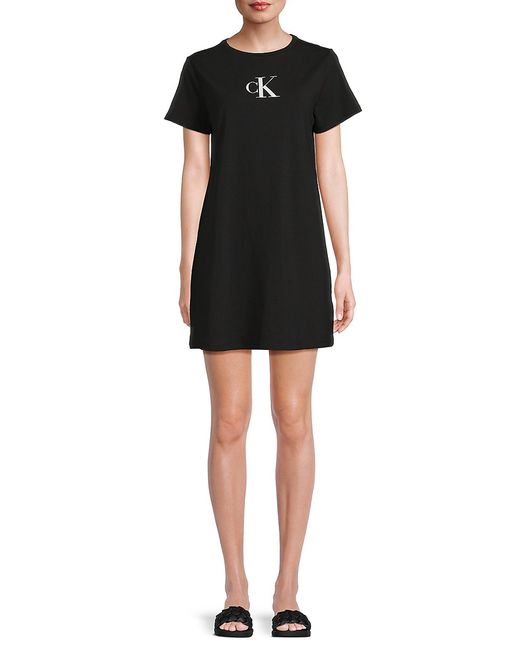 Calvin Klein Logo Mini T Shirt Dress