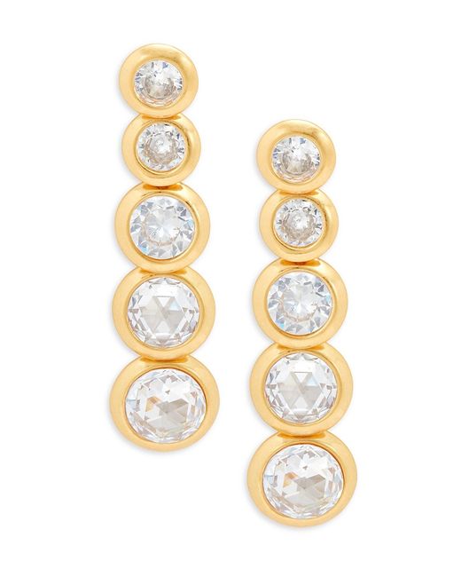 Kate Spade New York Goldtone Cubic Zirconia Drop Earrings