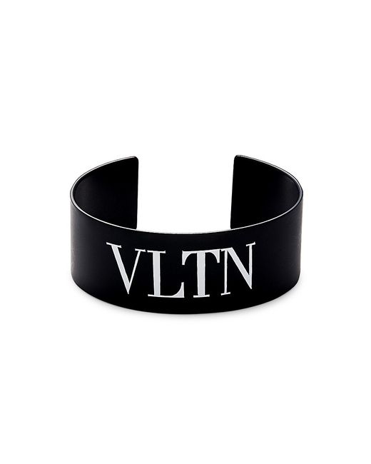 Valentino Blacktone Logo Cuff Bracelet