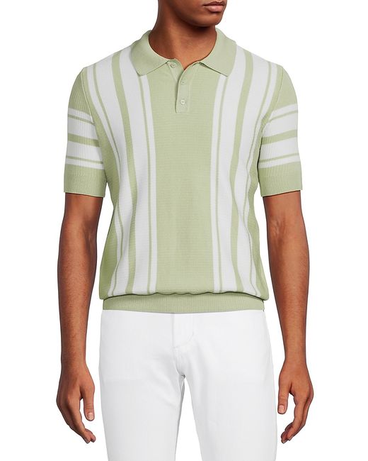 Max 'N Chester Racing Stripe Sweater Polo