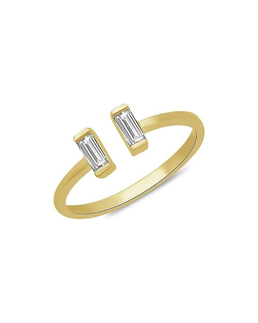Verifine Demi Fine Esme 18K Goldplated Sterling 0.2 TCW Diamond Ring