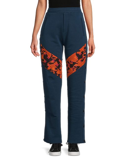 Mcm Side Snap Button Track Pants