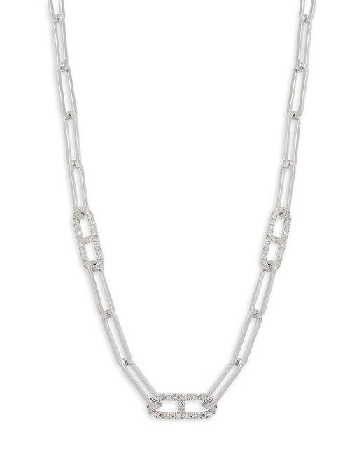 Effy ENY Sterling 0.30 TCW Diamond Chain Necklace/16