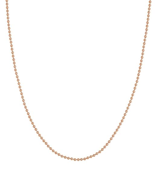 Saks Fifth Avenue Made in Italy Saks Fifth Avenue Build Your Own Collection 14K Gold Bead Chain Necklace 16
