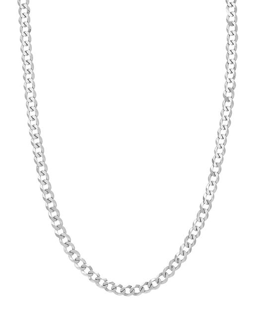 Saks Fifth Avenue Made in Italy Saks Fifth Avenue Build Your Own Collection 14K Gold Flat Open Cuban Chain Necklace 20