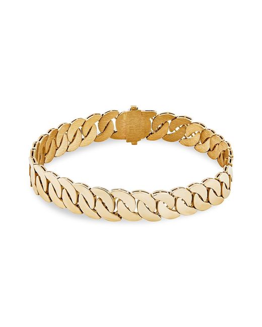 Saks Fifth Avenue Made in Italy 14K Tight Curb Chain Bracelet