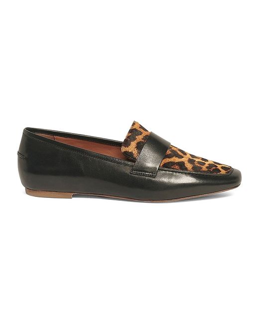 Anthony Veer Namole Leopard Print Leather Loafers