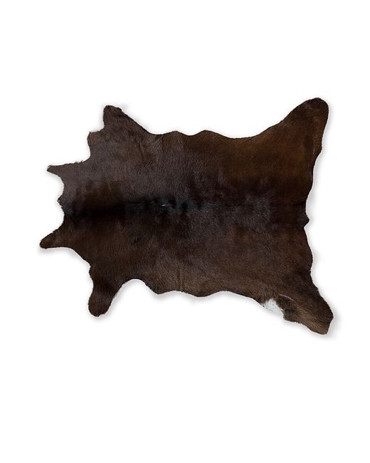 Natural Solid Cow Hair Rug 2 X 3