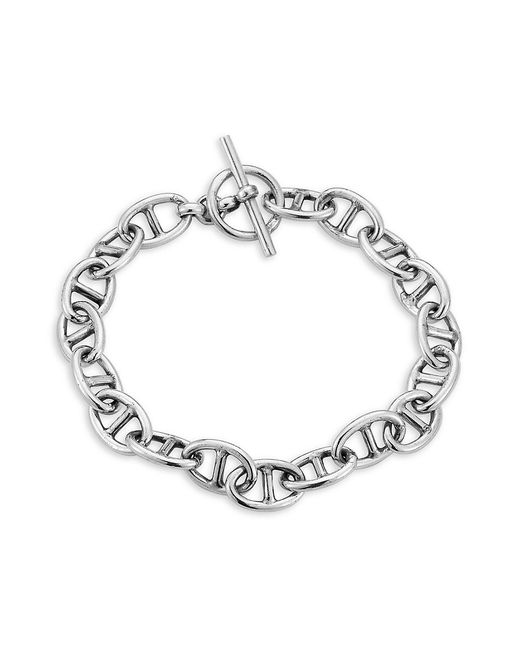 Eli Pebble Mariner Chain Sterling Toggle Bracelet