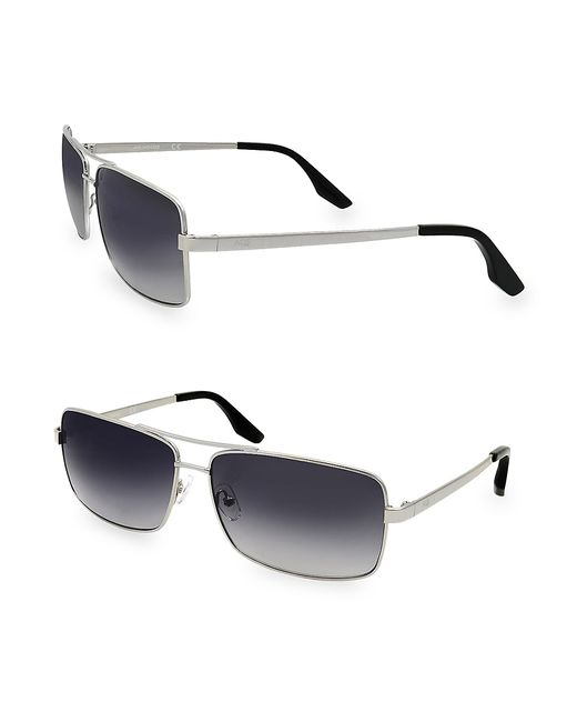 Aqs 60MM Rectangular Sunglasses
