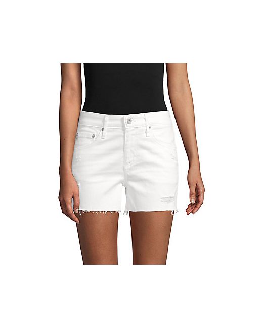 AG Adriano Goldschmied Distressed Stretch Shorts