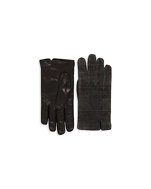 Valentino Leather Cashmere Gloves