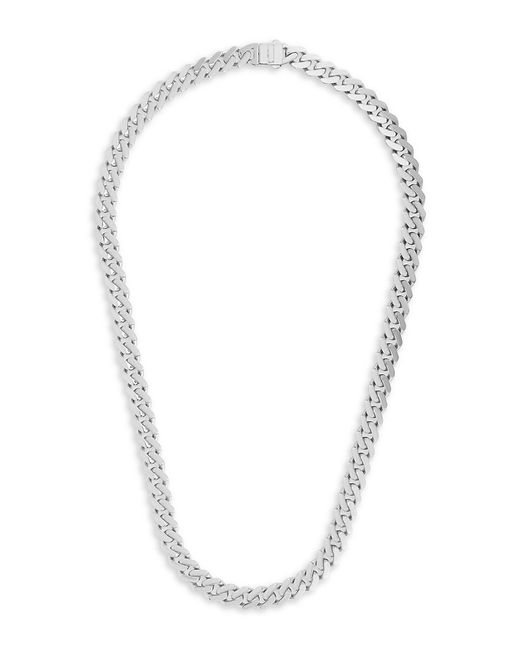Saks Fifth Avenue Made in Italy Saks Fifth Avenue 14K Classic Miami Cuban Chain Necklace