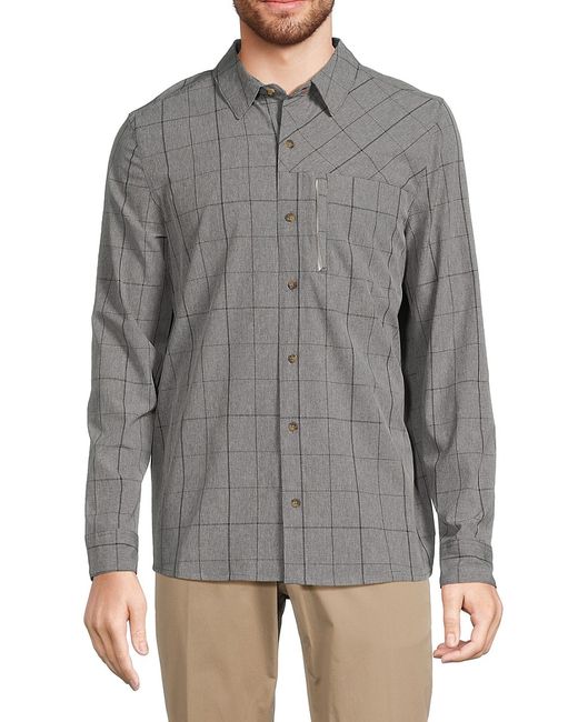 Avalanche Checked Button Down Shirt S