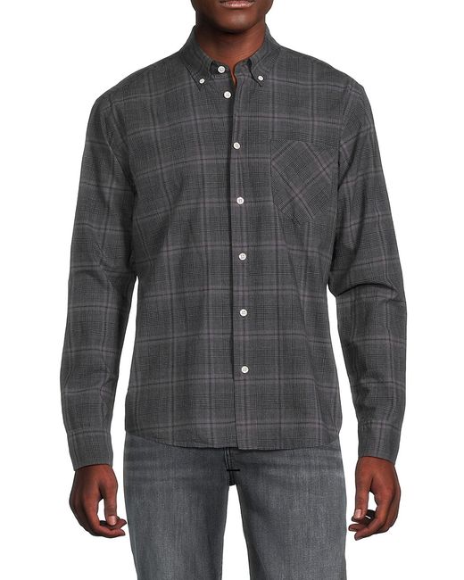 Billy Reid Tuscumbia Standard Fit Checked Shirt S