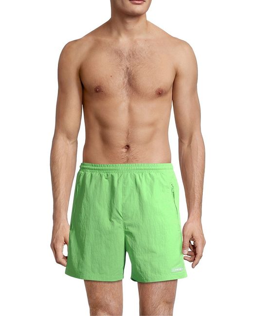 Helmut Lang Neon Swim Shorts XS