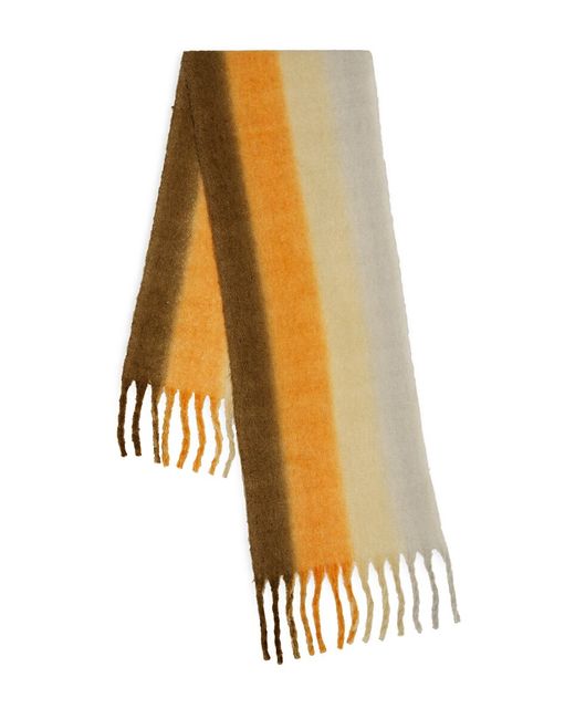 Saks Fifth Avenue Made in Italy Saks Fifth Avenue Fringe Trimmed Knit Scarf