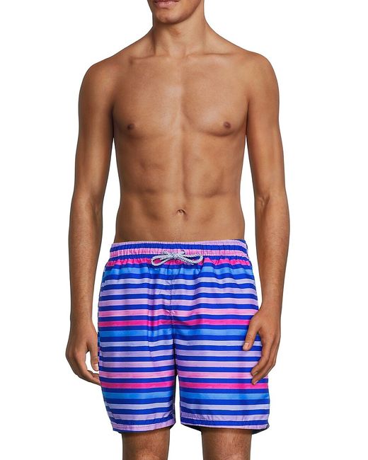 TailorByrd Striped Swim Shorts S