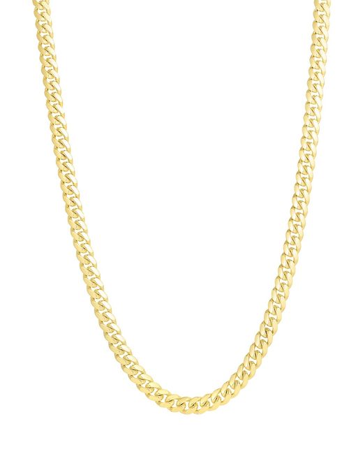 Saks Fifth Avenue Made in Italy Saks Fifth Avenue Build Your Own Collection 14K Gold Classic Miami Cuban Chain Necklace 20